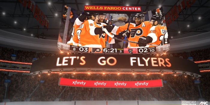 1920x1080 Wells Fargo Center to Feature 1st Kinetic 4K Scoreboard in 2019