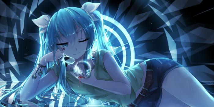 2000x1200 anime, Anime Girls, Hatsune Miku, Vocaloid Wallpapers HD / Desktop