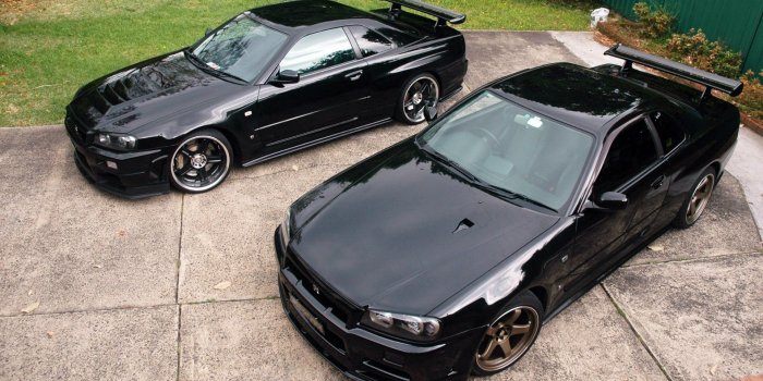 1920x1080 Black Nissan Skyline top view wallpaper - Car wallpapers - #52291