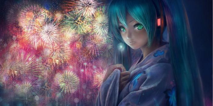 1440x900 Kawaii Hatsune Miku Wallpaper Desktop « Firefox Wallpaper « Free