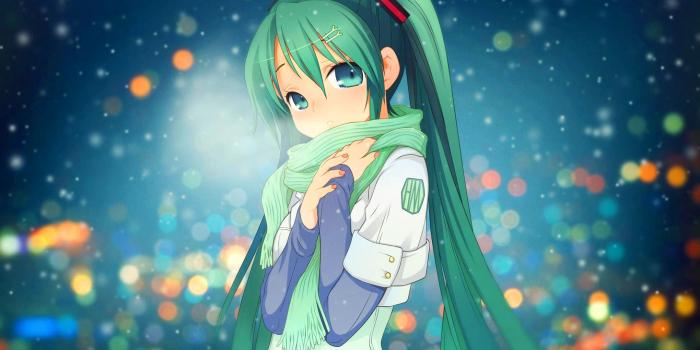 2560x1600 Hatsune miku snow #6994702