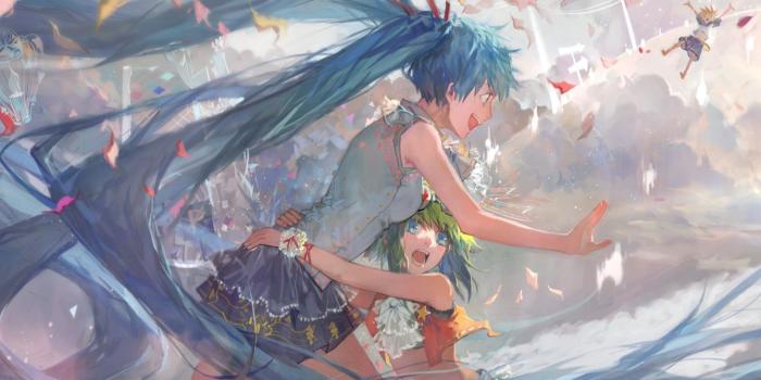2304x768 Dual monitor Hatsune Miku wallpapers, HD backgrounds