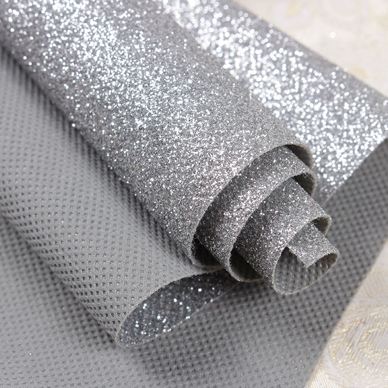 1280x1280 5m*0.69mModern Solid 3D Wallpaper Chunky Glitter Wallpaper For Home decor  Living Room Textile Wall paper Bling Stlye Wall Cloth