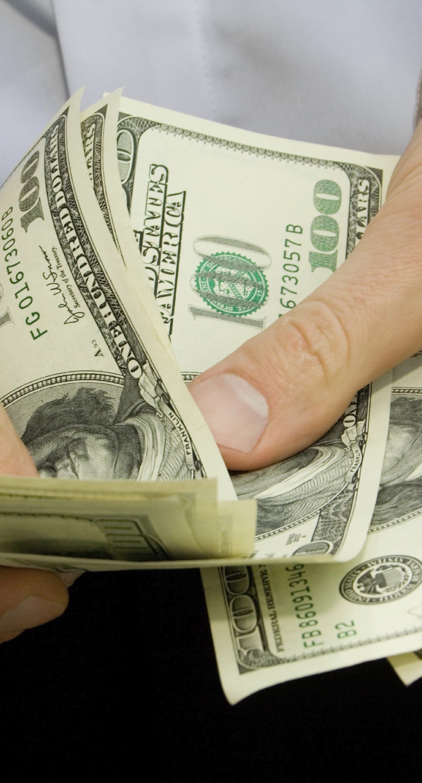 1398x2592 Money hand bill | wallpaper.sc iPhone8Plus