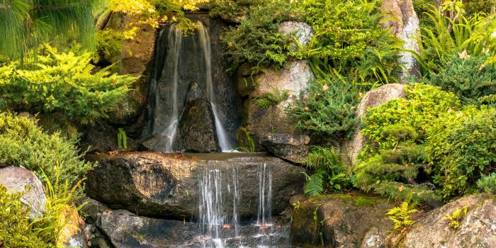 3840x2400 Image Montevideo Uruguay Nature Waterfalls park Stones 3840x2400