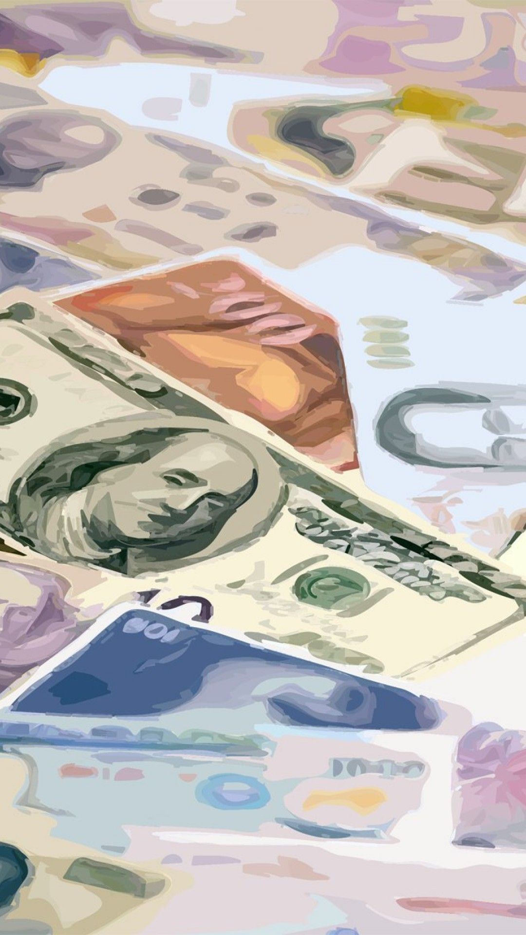 1080x1920 Free Download World Currency Notes Hd Wallpaper for Desktop and