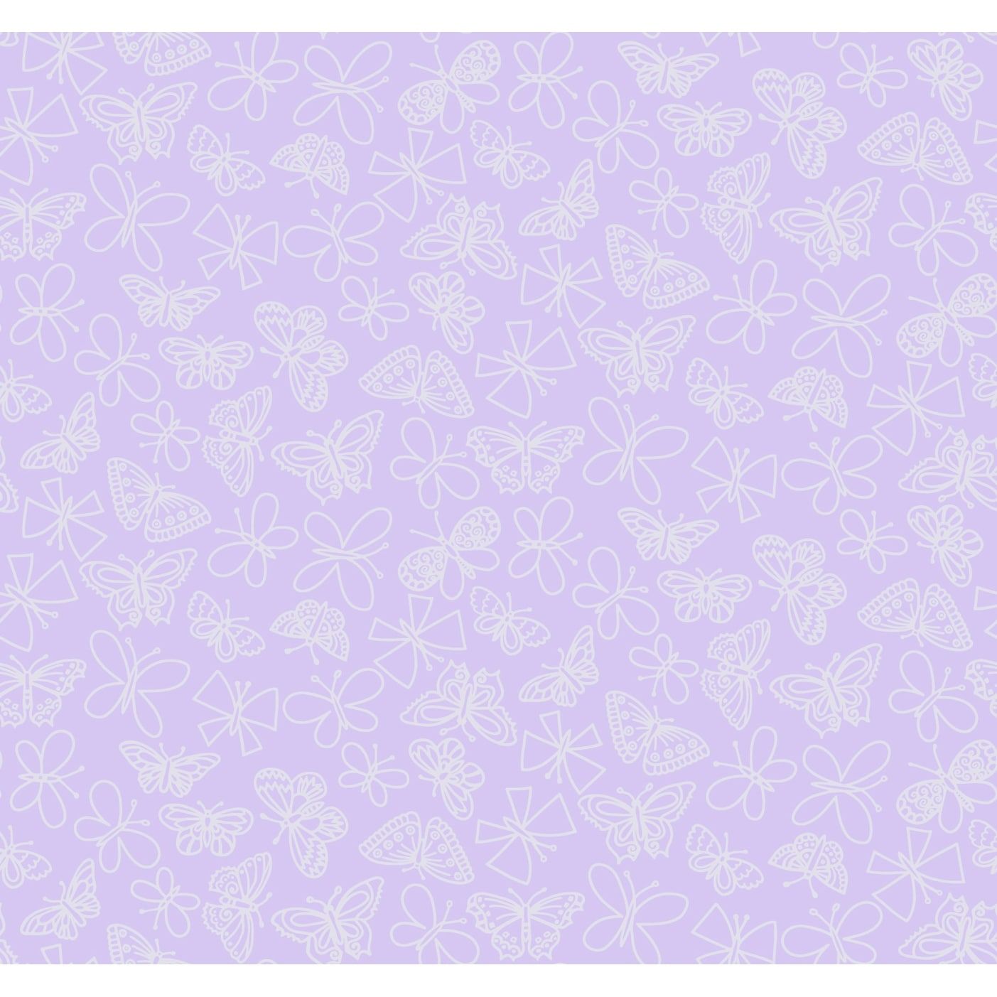 1403x1403 York Wallcoverings BS5538 Room To Grow Glitter Butterfly Wallpaper -  Purple/Silver