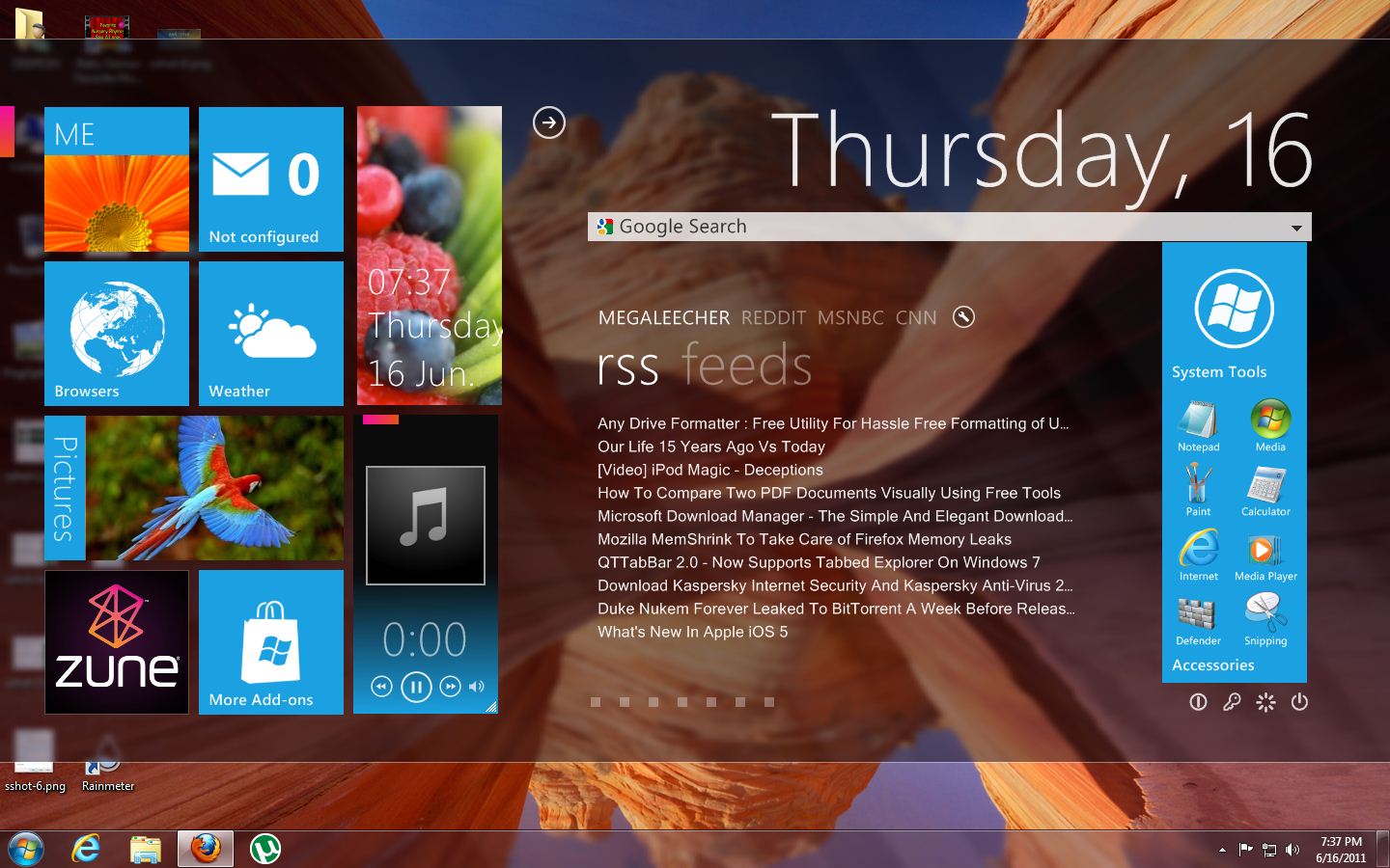 1440x900 Cool Tips N Tricks: Omnimo - Super Geeky Windows 8 Metro UI Inspired