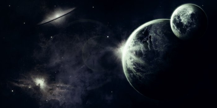 1920x1080 Dark Space Chromebook Wallpaper