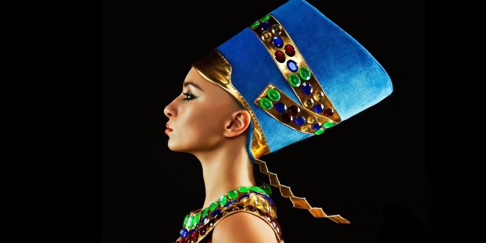 1920x1080 Free download Women Queen Egyptian head dress profile faces