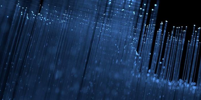 950x1689 Download Blue Particles Fedora 28 Stock Free Pure 4K Ultra HD Mobile