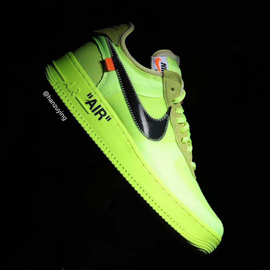 1140x1140 Off-White Nike Air Force 1 Volt Photos | SneakerNews.com