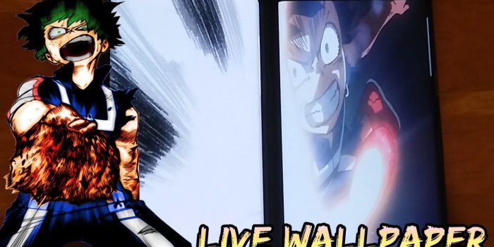 1280x720 My Hero Academia Midoriya vs Todoroki Live Wallpaper!!!