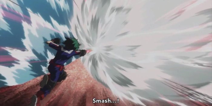 1280x720 Izuku Midoriya Deku Detroit Smash vs Villains -「Boku no hero Academia  Episode 11」