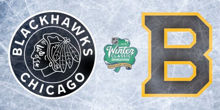 1280x620 Bruins & Blackhawks 2019 Winter Classic Logos Revealed