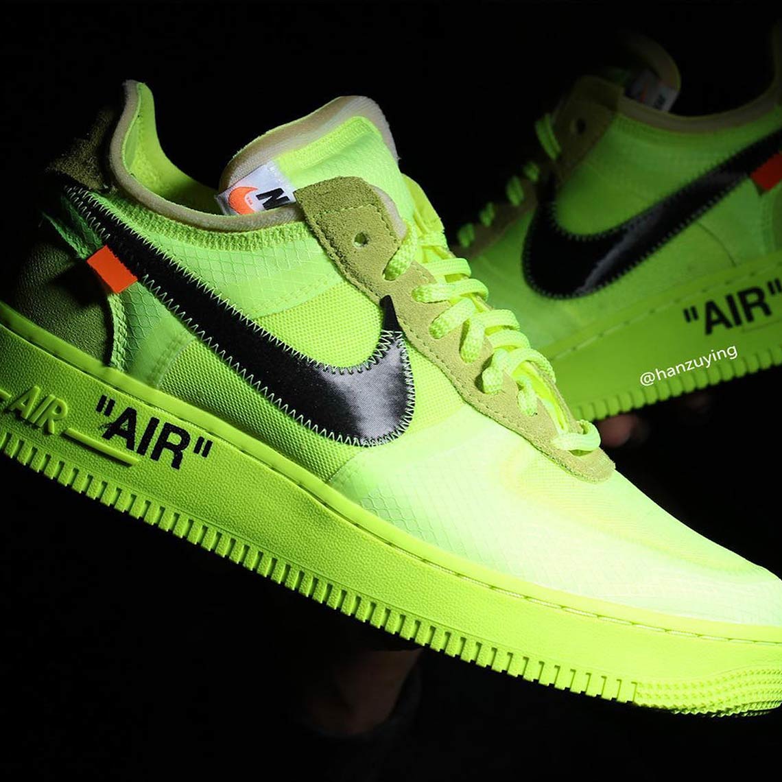 1140x1140 Off-White Nike Air Force 1 Volt Photos | SneakerNews.com
