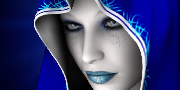 1920x1200 Art Blue Girl #7035920