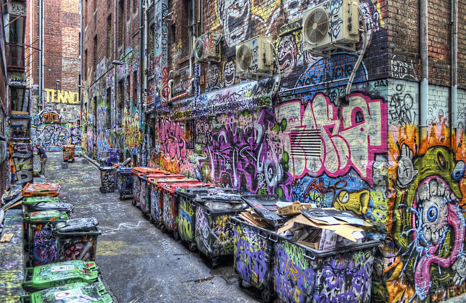 2974x1934 Graffiti City Wallpaper HD | AirWallpaper.Com