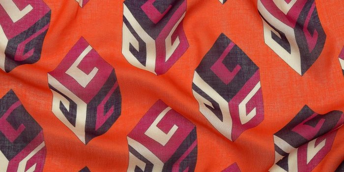 1200x1200 Gucci Gg Wallpaper Print Modal Silk Shawl Red/purple