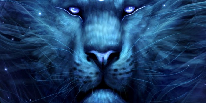 1080x1920 Download wallpaper 1080x1920 tiger, art, fantastic, mane, glow