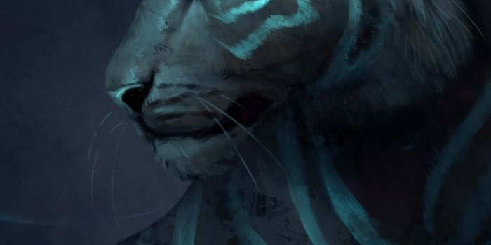 800x1280 Download wallpaper 800x1280 tiger, art, fantastic, predator samsung