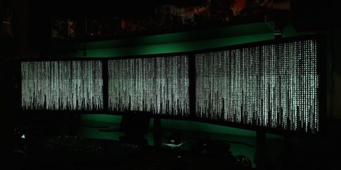1280x720 The Matrix (Preview) on Eyefinity (5760x1080) - Screensaver for  Eyefinity/Surround