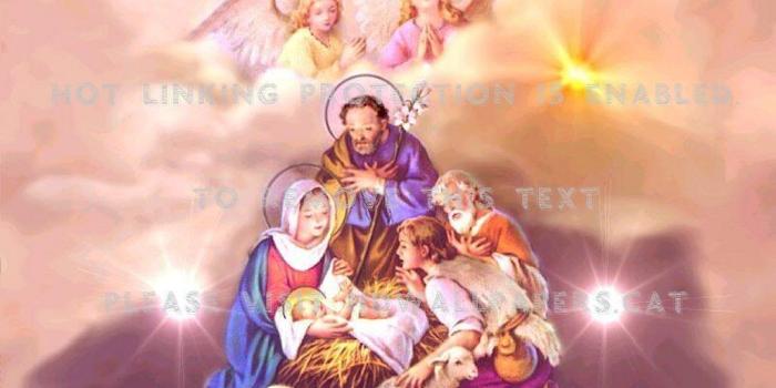 1027x770 Nativity angels wallpaper