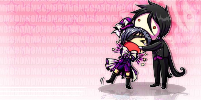 1366x768 Cute Black Butler Hd Wallpaper ~ Kecbio