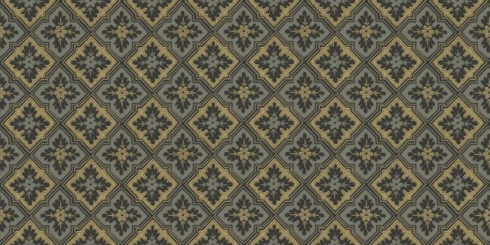 1500x1500 Classic wallpaper / patterned / white / black - EDVIN - SAND BERG