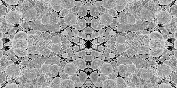 1000x1000 ABRA Collection Steel Kaleidoscope Removable and Repositionable Wallpaper