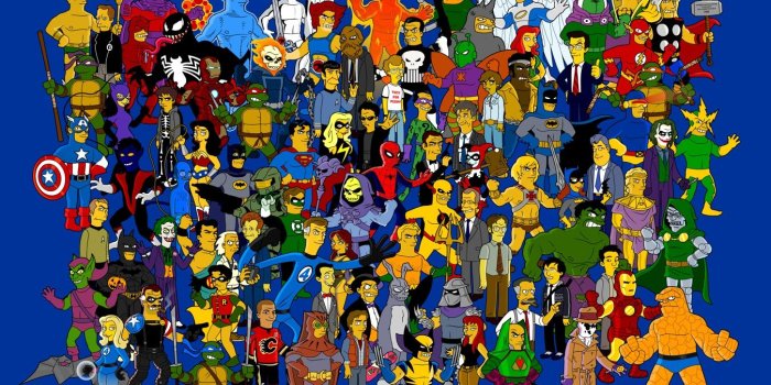 1350x940 49+] Cartoon Characters Wallpaper on WallpaperSafari