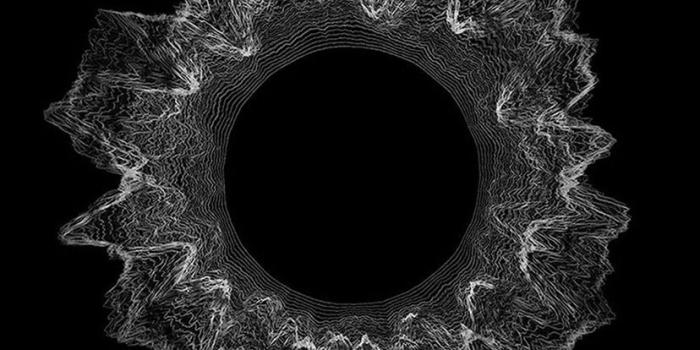 828x1792 iPhone XR Wallpaper Dark Bw Circle Minimal Abstract Digital Art Hazy