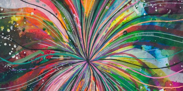 1350x2400 Download wallpaper 1350x2400 watercolor, lines, multicolored