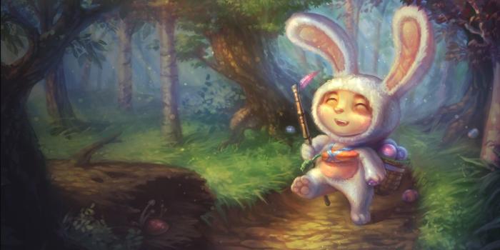 1215x717 Cottontail Teemo Skin - League of Legends Wallpapers