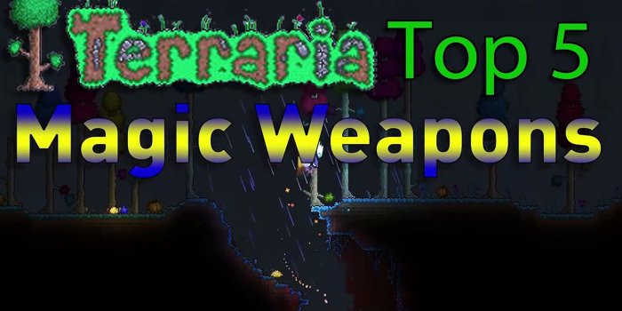 1920x1080 Terraria Top 5 Magic Weapons | Terraria 1.3 Countdown