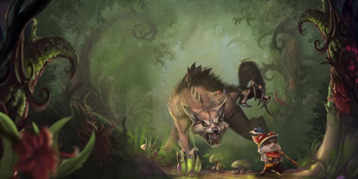 1920x1080 Great Hunt Teemo & Warwick Wallpaper - LeagueSplash