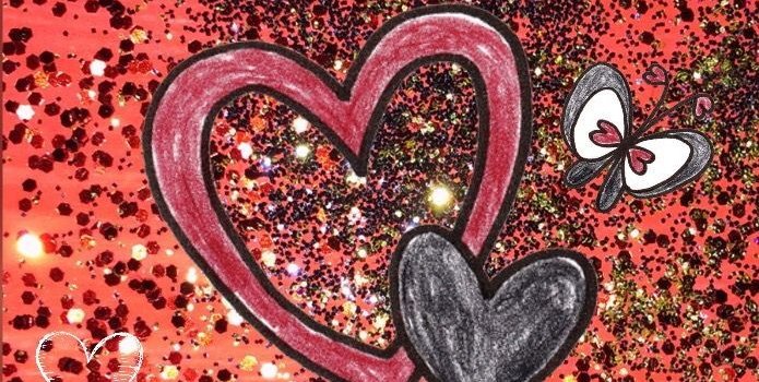 695x1280 Glitter - Heart, Hd Wallpapers & backgrounds Download - Elsetge #408633