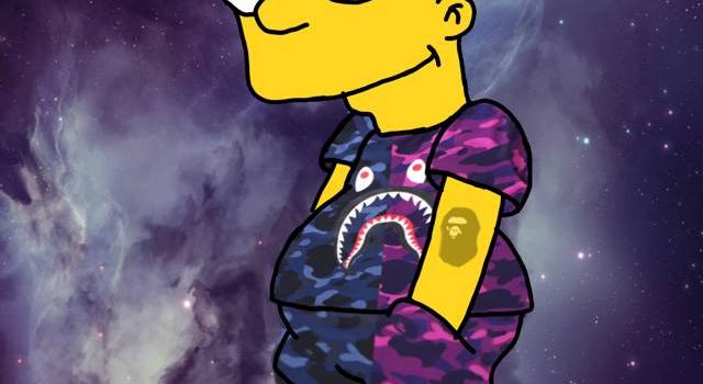 640x1280 Bape Bart Wallpapers