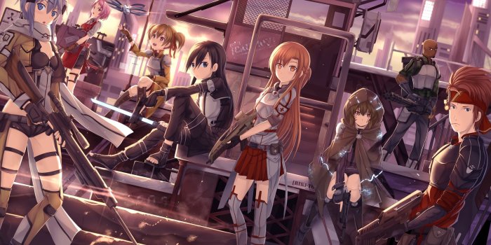 2000x1092 409 Sinon (Sword Art Online) HD Wallpapers | Background Images
