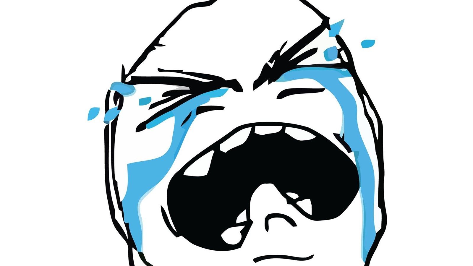 1600x900 Download Widescreen - Crying Meme Face, Hd Wallpapers & backgrounds