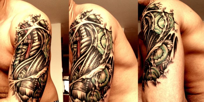 3469x2085 Top 80 Best BioMechanical Tattoos for Men | Improb