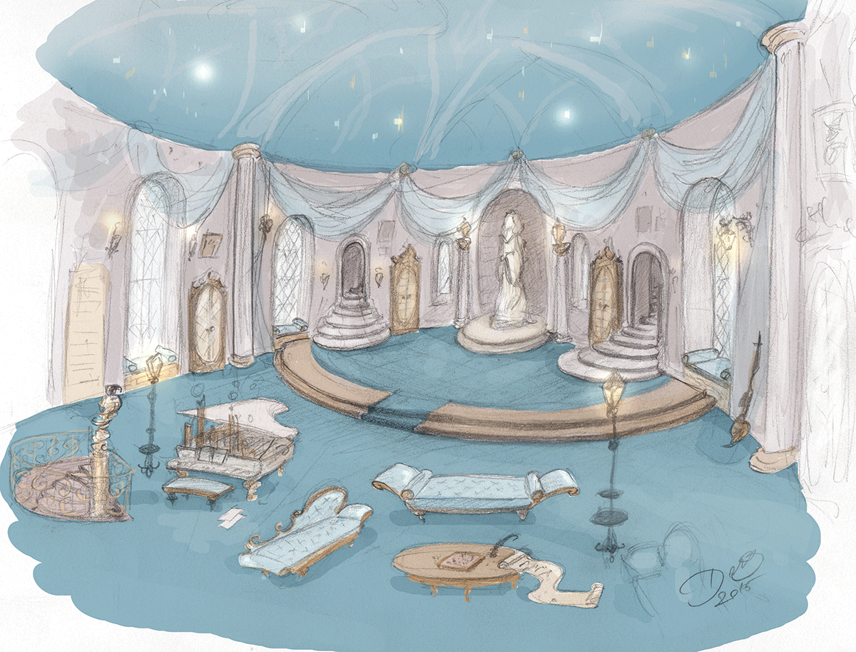 1200x913 64246732 Raven claw common room halloween | Harry Potter | Harry