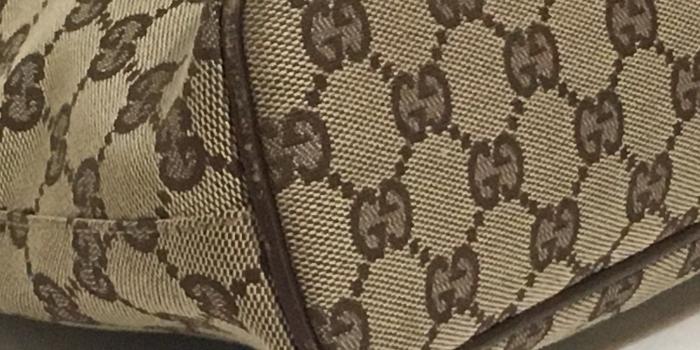 2048x1536 Gucci Canvas Monogram Front Pocket Handbag Beige – Past & Present