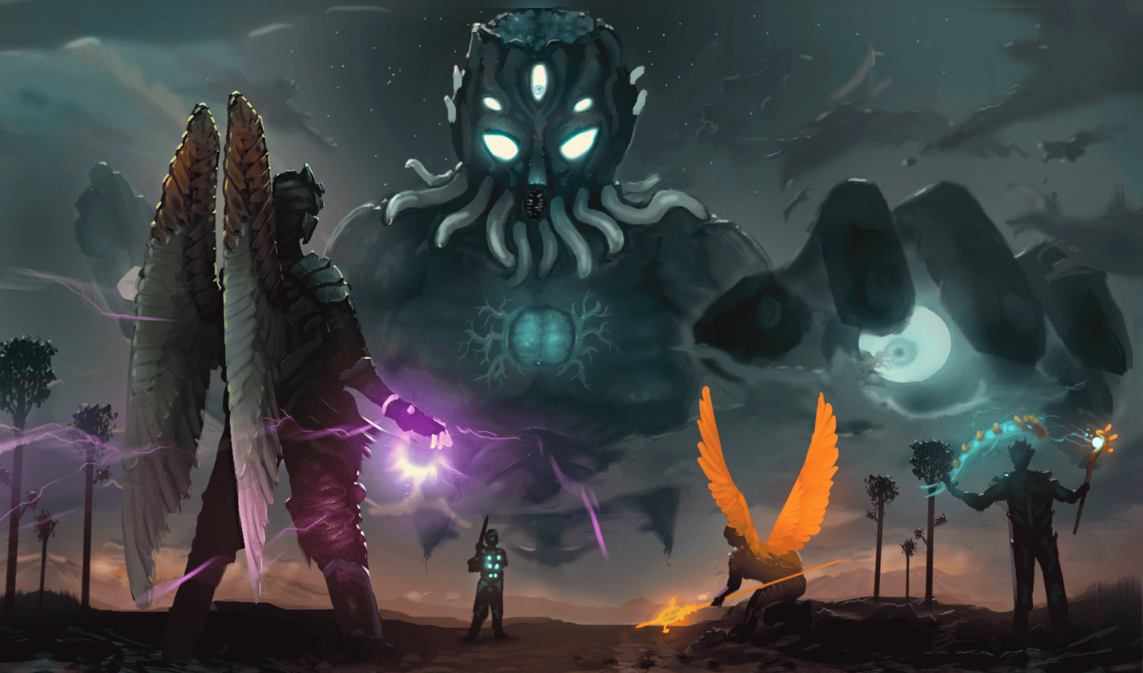 2139x1262 Moonlord (Fanart) | Terraria | Terrarium, Terraria memes, Terraria