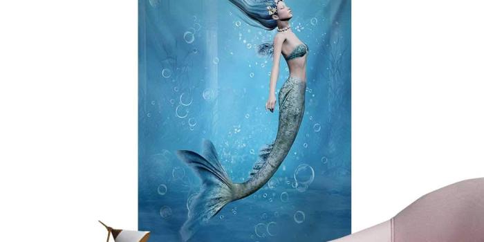 1000x1000 Amazon.com: Anzhutwelve Underwater Wallpaper Mermaid Fishtail
