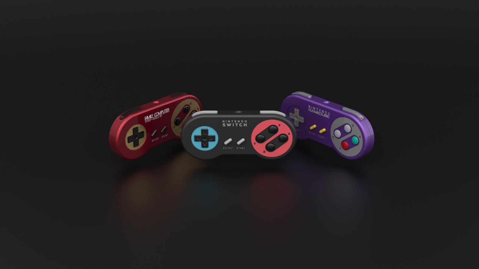 3840x2160 Three Assorted-colored Nintendo Switch Controller, - Nintendo Switch