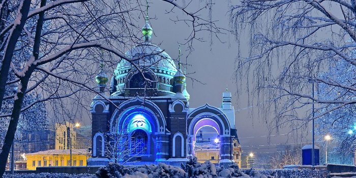 1920x1200 Snowy church wallpaper - World wallpapers - #45938