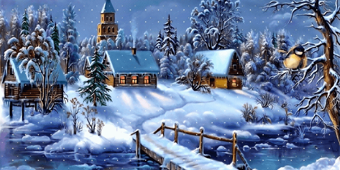 1600x1200 Fantastic Snowy Bridge wallpaper