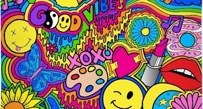 650x1454 Hippie Vibes Towel in 2019 | Kat's Randoms ;) | Hippie wallpaper