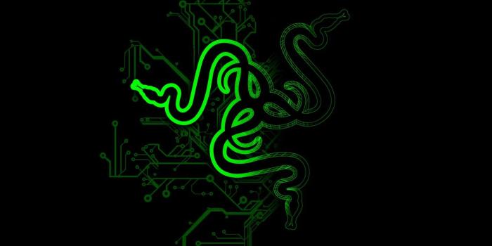 1332x850 Wallpaper green, green, black, logo, black, razer images for desktop